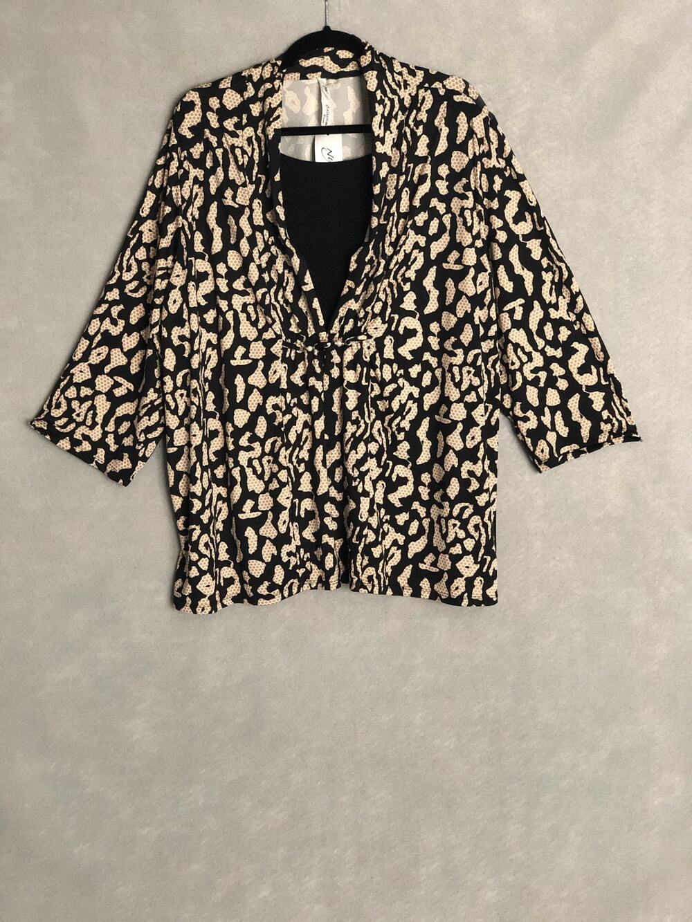 NY Collection Two-Fer Top  3/4 Sleeve Women's 3X NEW